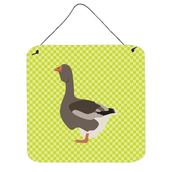 Micasa Toulouse Goose Green Wall or Door Hanging Prints6 x 6 in. MI225912